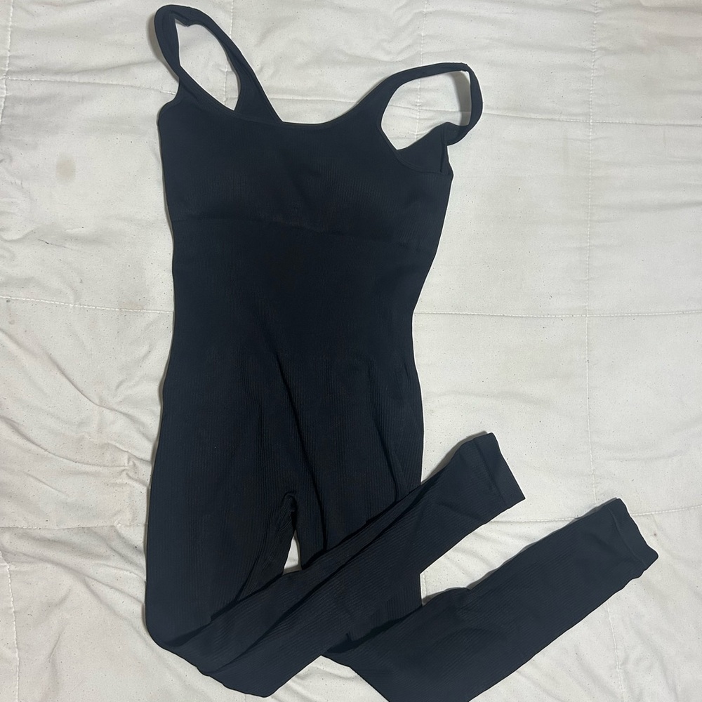 Black Sleeveless Jumpsuit